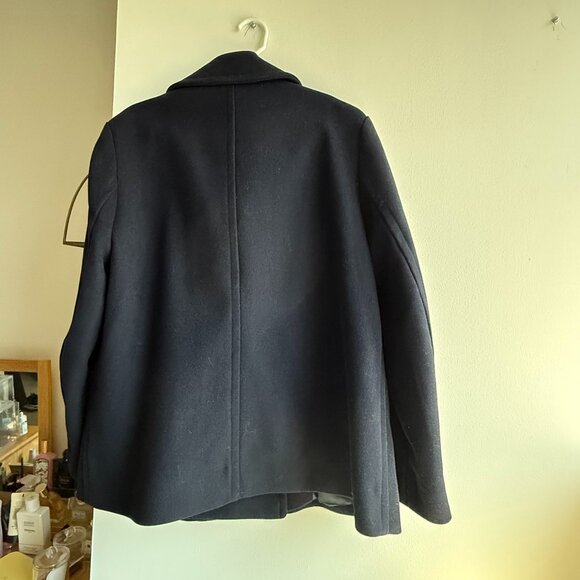 Banana Republic Factory Wool Blend Peacoat - Picture 2 of 3